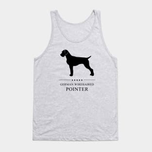 German Wirehaired Pointer Black Silhouette Tank Top